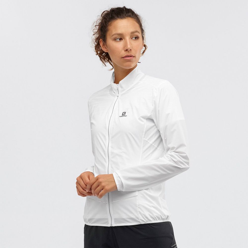 SALOMON SENSE Philippines - Women's Jackets - White | 240718-ZVC